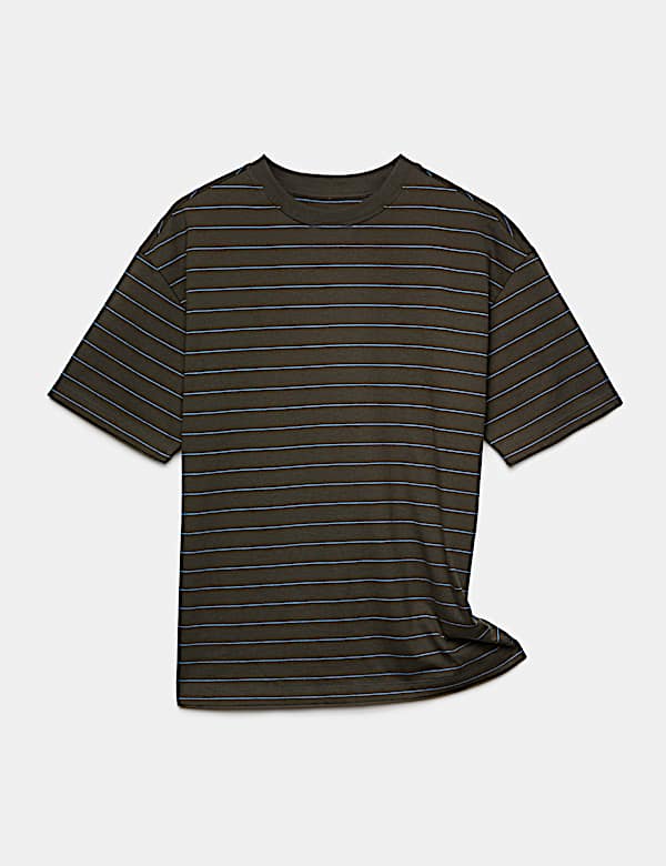 Pure Cotton Striped T-Shirt (6-16 Yrs) - BN
