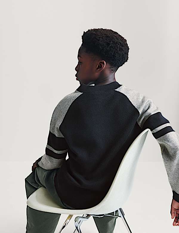 Knitted Bomber Style Cardigan (6-16 Yrs) - NZ