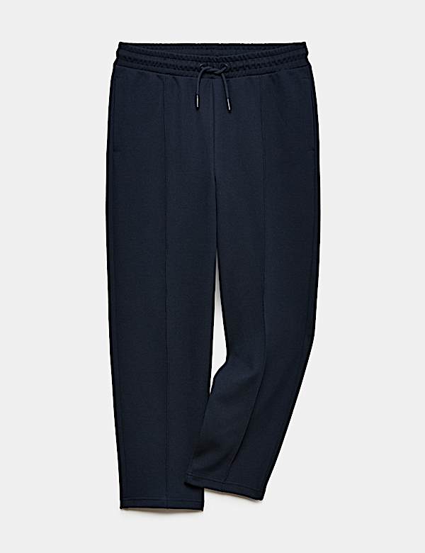 Cotton Blend Pique Joggers (6-16 Yrs) - AT