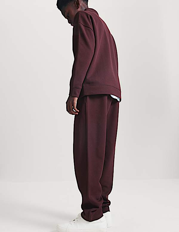 Cotton Blend Pique Joggers (6-16 Yrs) - NZ