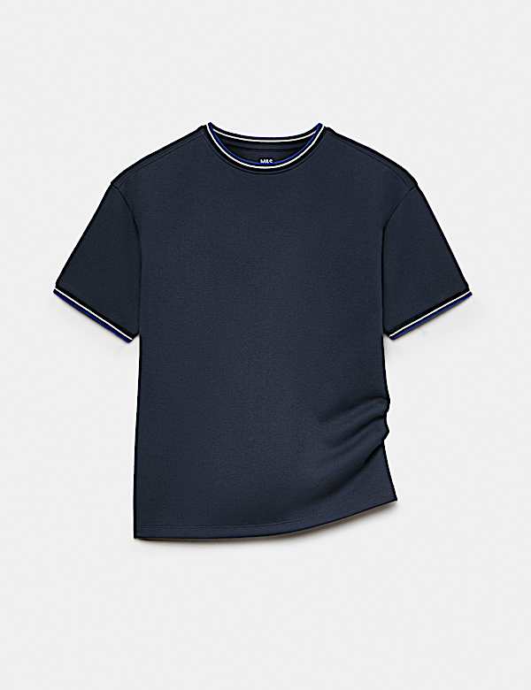 Cotton Blend Pique T-Shirt (6-16 Yrs) - RS