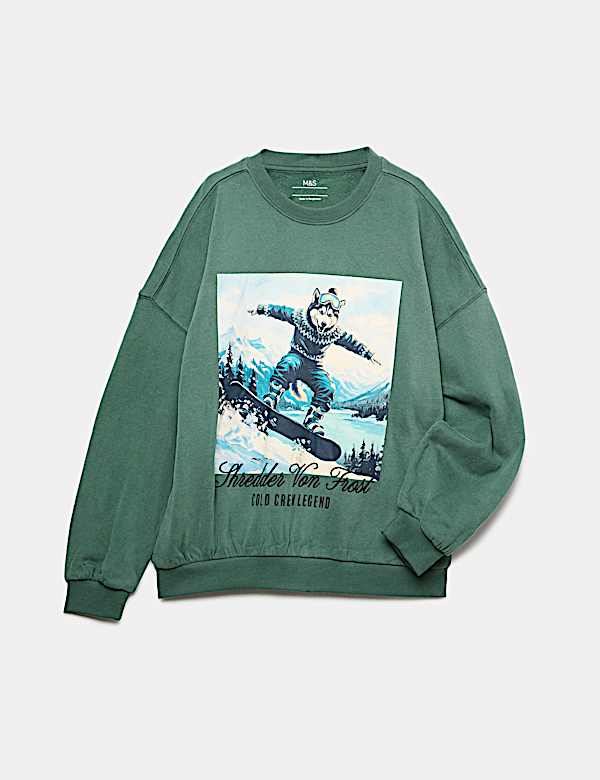 Cotton Rich Christmas Sweatshirt