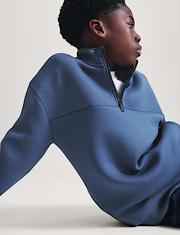 Quarter Zip Sweatshirt (6-16 Yrs) - UA