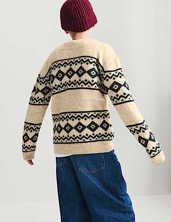 Jersey Fairisle de punto (6-16 a&ntilde;os) - US
