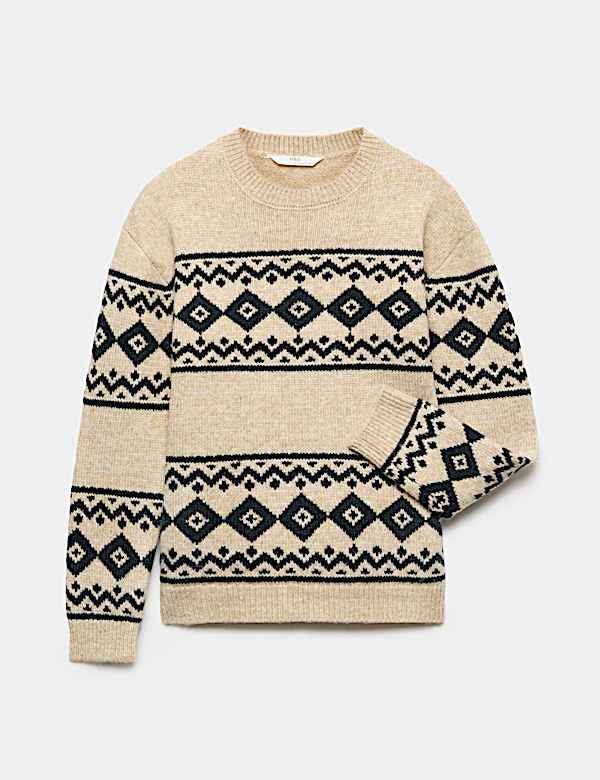 Jersey Fairisle de punto (6-16 a&ntilde;os) - US