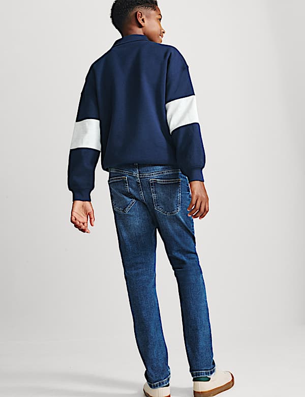 Cotton Rich Slim Jeans (6-16 Yrs) - CA