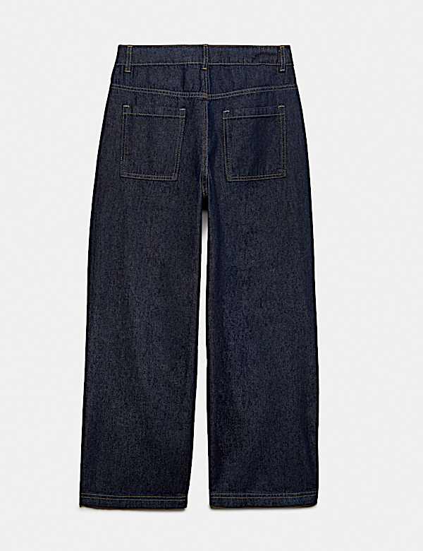 Relaxed Baggy Pure Cotton Jeans (6-16 Yrs)