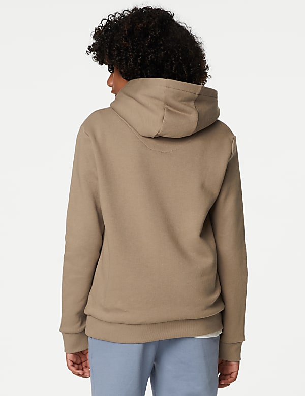 Cotton Rich Plain Hoodie (6-16 Yrs)