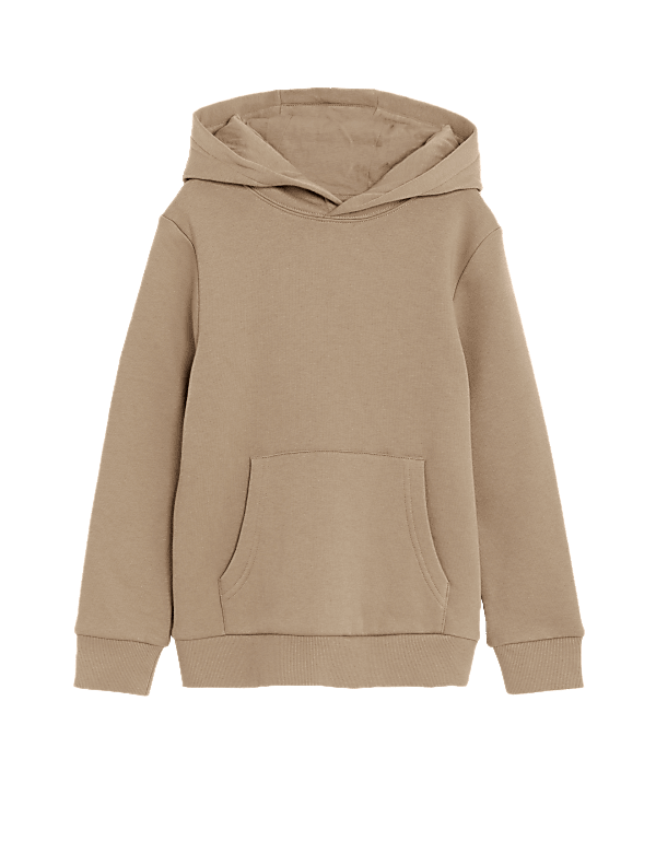 Cotton Rich Plain Hoodie (6-16 Yrs)