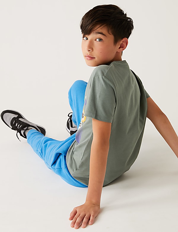 Pure Cotton Patterned T-Shirt