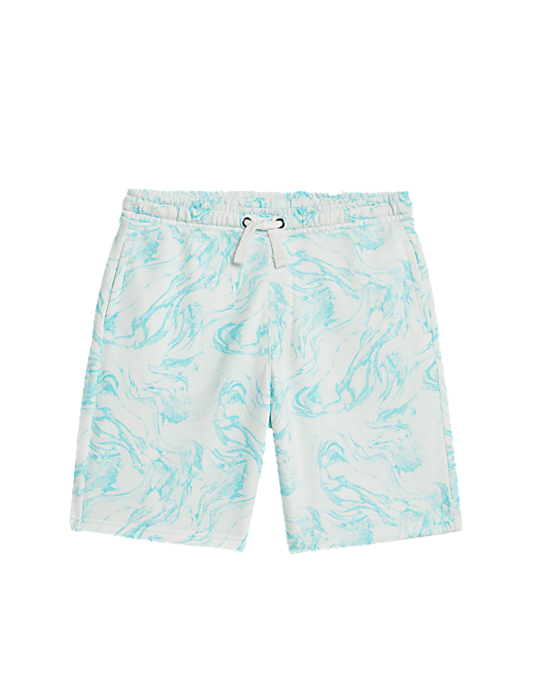 Cotton Mix Regular Fit Printed Shorts