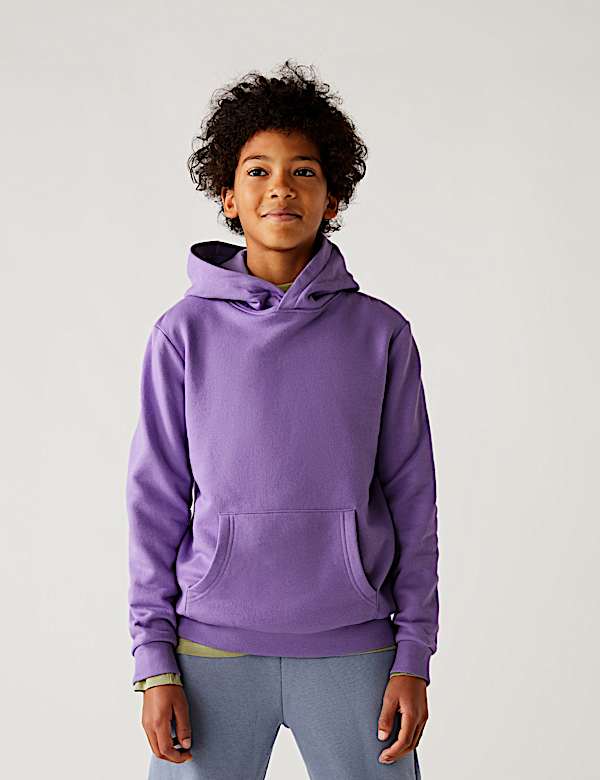 Cotton Hooded Sweatshirt