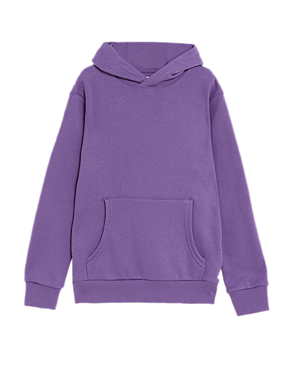 Cotton Hooded Sweatshirt
