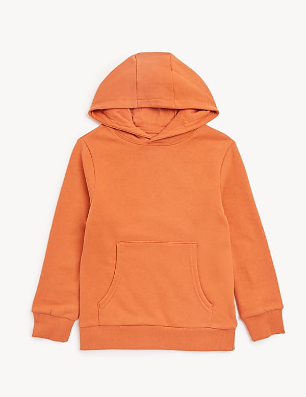 Cotton Hooded Sweatshirt