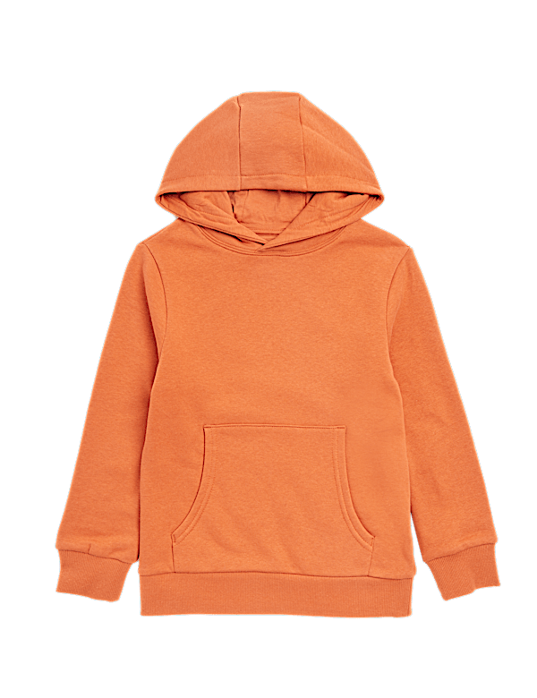 Cotton Hooded Sweatshirt