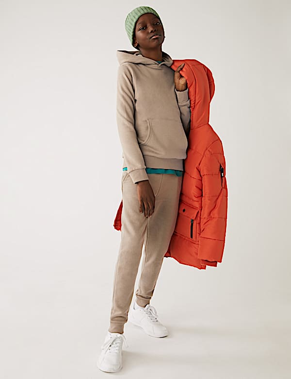 Cotton Hooded Sweatshirt