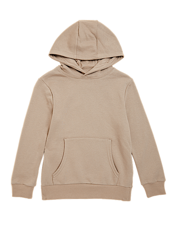 Cotton Hooded Sweatshirt