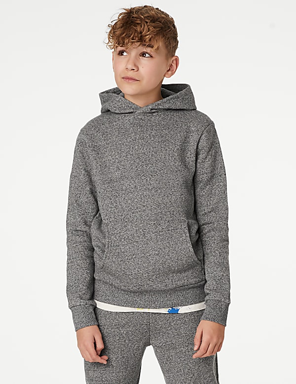 Cotton Hooded Sweatshirt