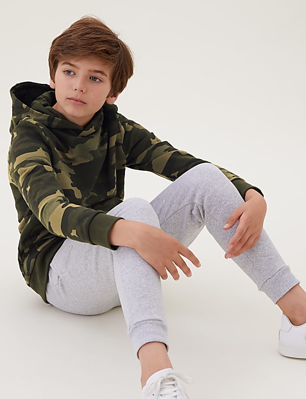 Cotton Rich Camouflage Hoodie (6-16 Yrs)