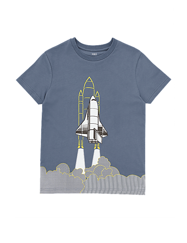 Pure Cotton Rocket T-Shirt (6-16 Yrs)