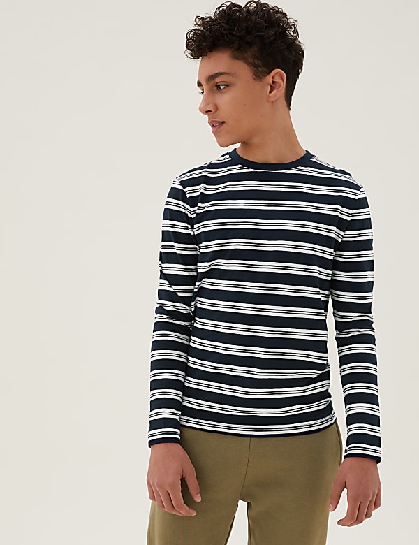 Organic Cotton Striped Top (6-16 Yrs)