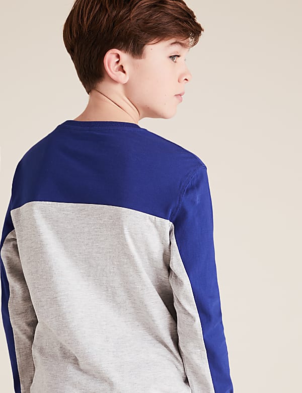 Organic Cotton Colour Block Top