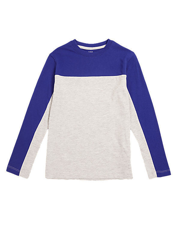 Organic Cotton Colour Block Top