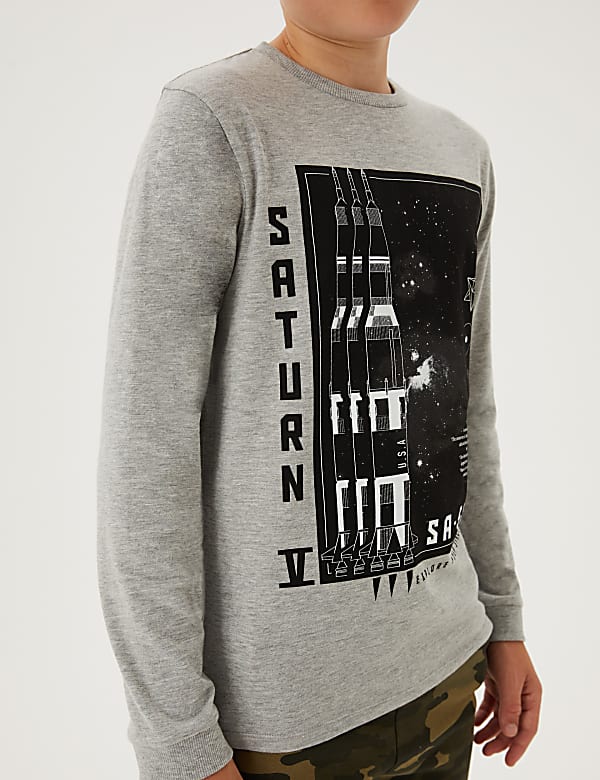 Pure Cotton Space Top (6-16 Yrs)