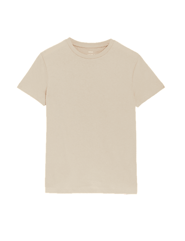 Pure Cotton Plain T-Shirt (6-16 Yrs)