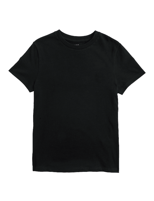 Pure Cotton Plain T-Shirt (6-16 Yrs)