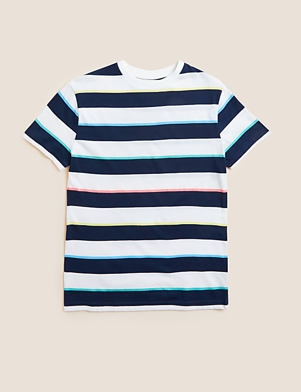Cotton Rich Striped T-Shirt