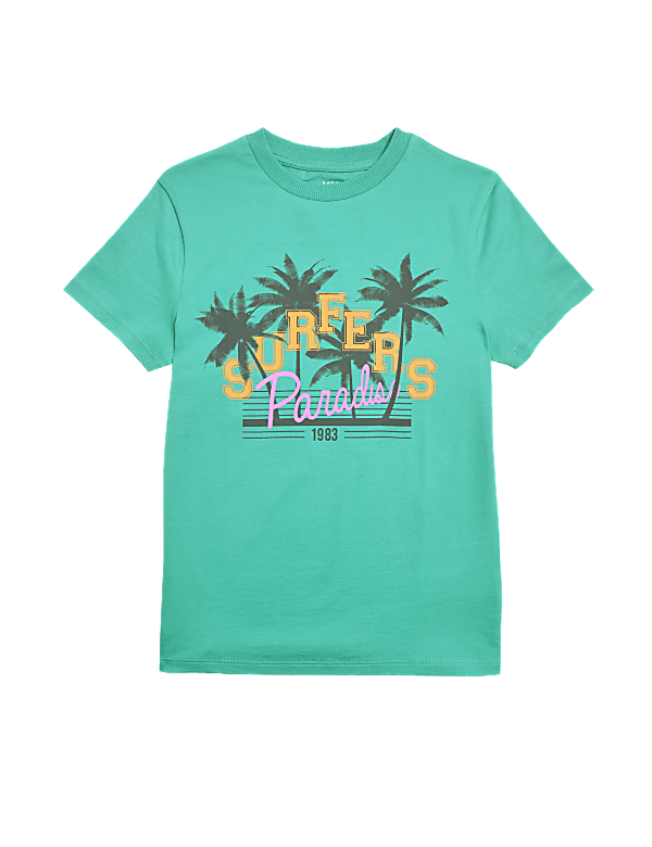 Pure Cotton Surfer T-Shirt (6-16 Yrs)