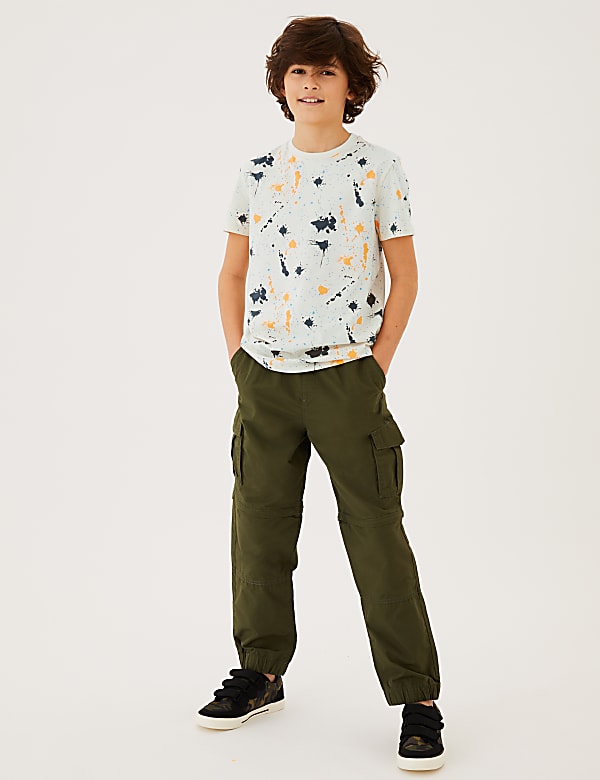 Pure Cotton Paint Splatter T-Shirt (6-16 Yrs)