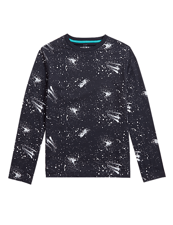 Pure Cotton Paint Splat Top (6-16 Yrs)