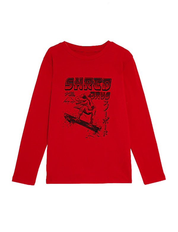 Pure Cotton Dinosaur Top