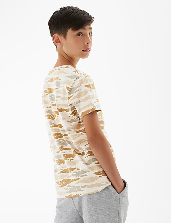 Pure Cotton Camouflage T-Shirt