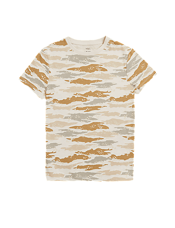 Pure Cotton Camouflage T-Shirt