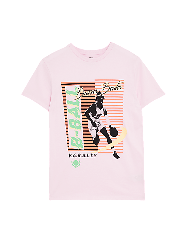 Pure Cotton Basketball T-Shirt