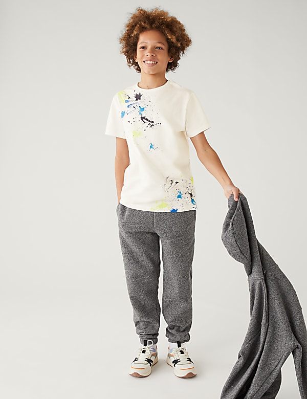 Pure Cotton Paint Splat T-Shirt