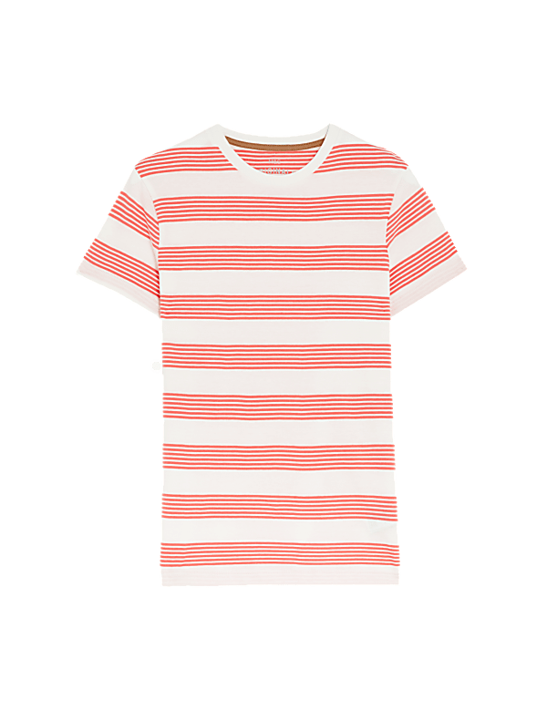 Pure Cotton Striped T-Shirt