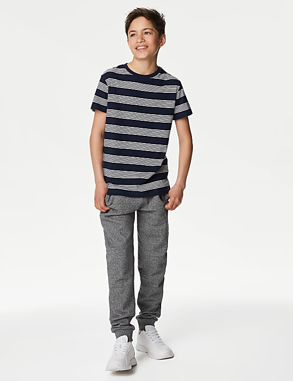 Pure Cotton Striped T-Shirt