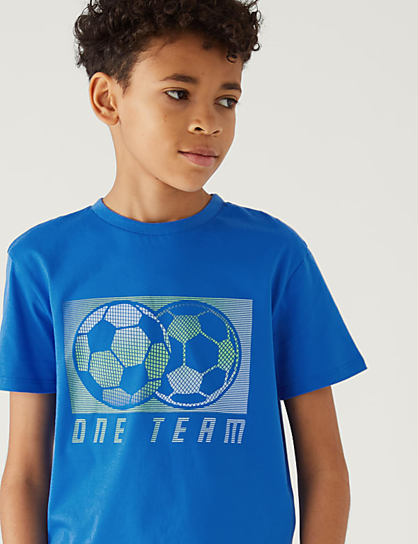Pure Cotton Football T-Shirt