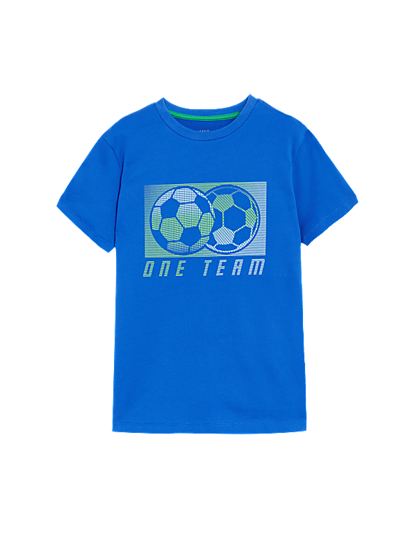 Pure Cotton Football T-Shirt