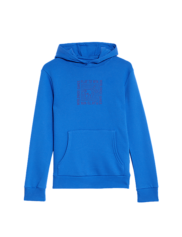Cotton Rich Gamer Hoodie (6-16 Yrs)