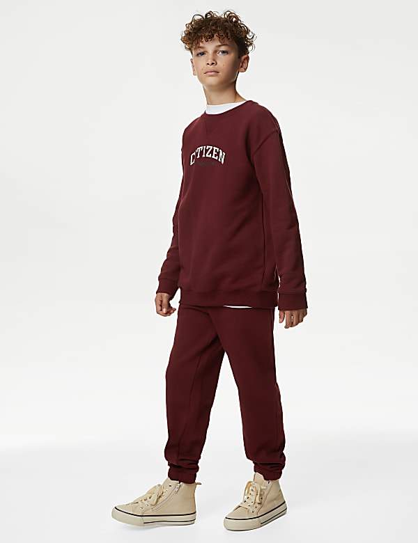 Cotton Rich Slogan Sweatshirt (6-16 Yrs)