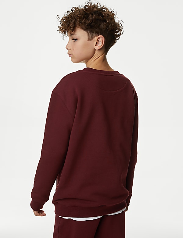 Cotton Rich Slogan Sweatshirt (6-16 Yrs)