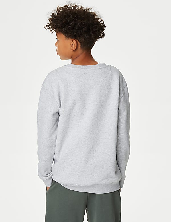 Cotton Rich Slogan Sweatshirt (6-16 Yrs)