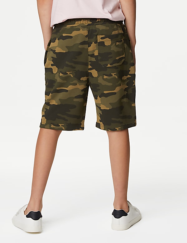 Cotton Rich Camouflage Shorts (6-16 Yrs)