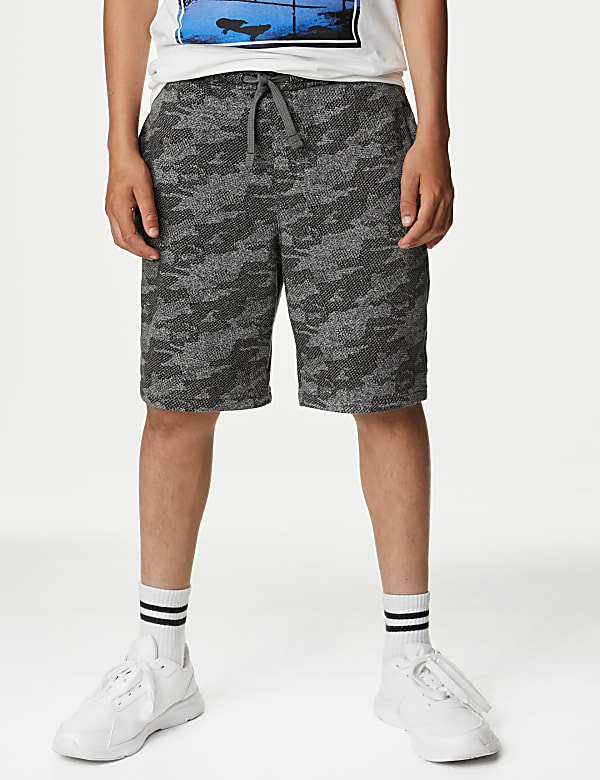 Cotton Rich Camouflage Shorts