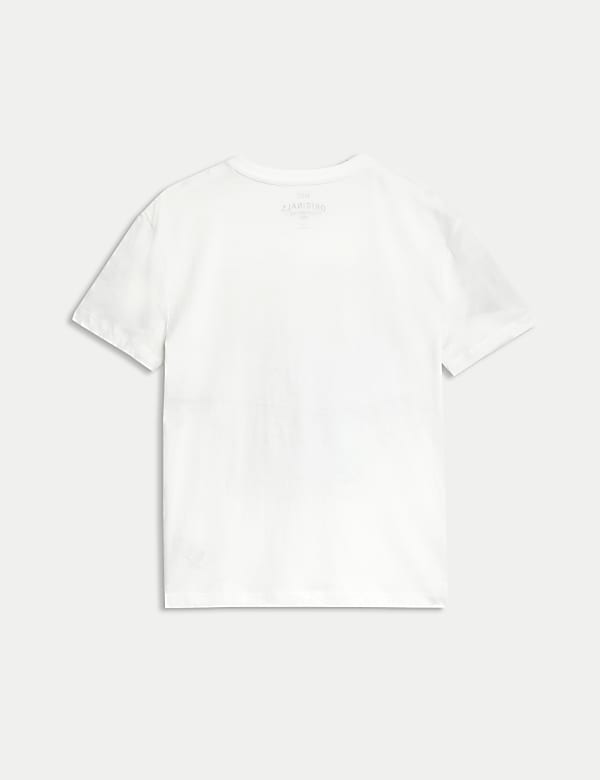 Pure Cotton Parkour Print T-Shirt (6-16 Yrs)